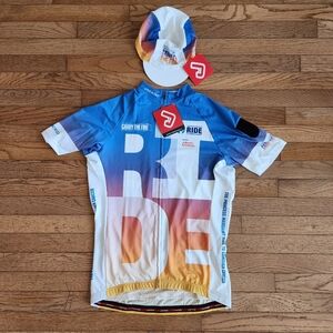 JAKROO Cycling Jersey and Hat 2025 The Princess Margaret Ride to Conquer Cancer